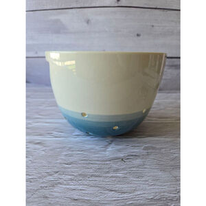 Unisex Tate + Zoey Colander Strainer Bowl Blue and White One Size Ceramic